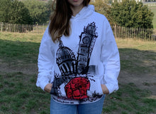 Load image into Gallery viewer, Red London Bus,St Paul's and Tower Bridge Hoodie