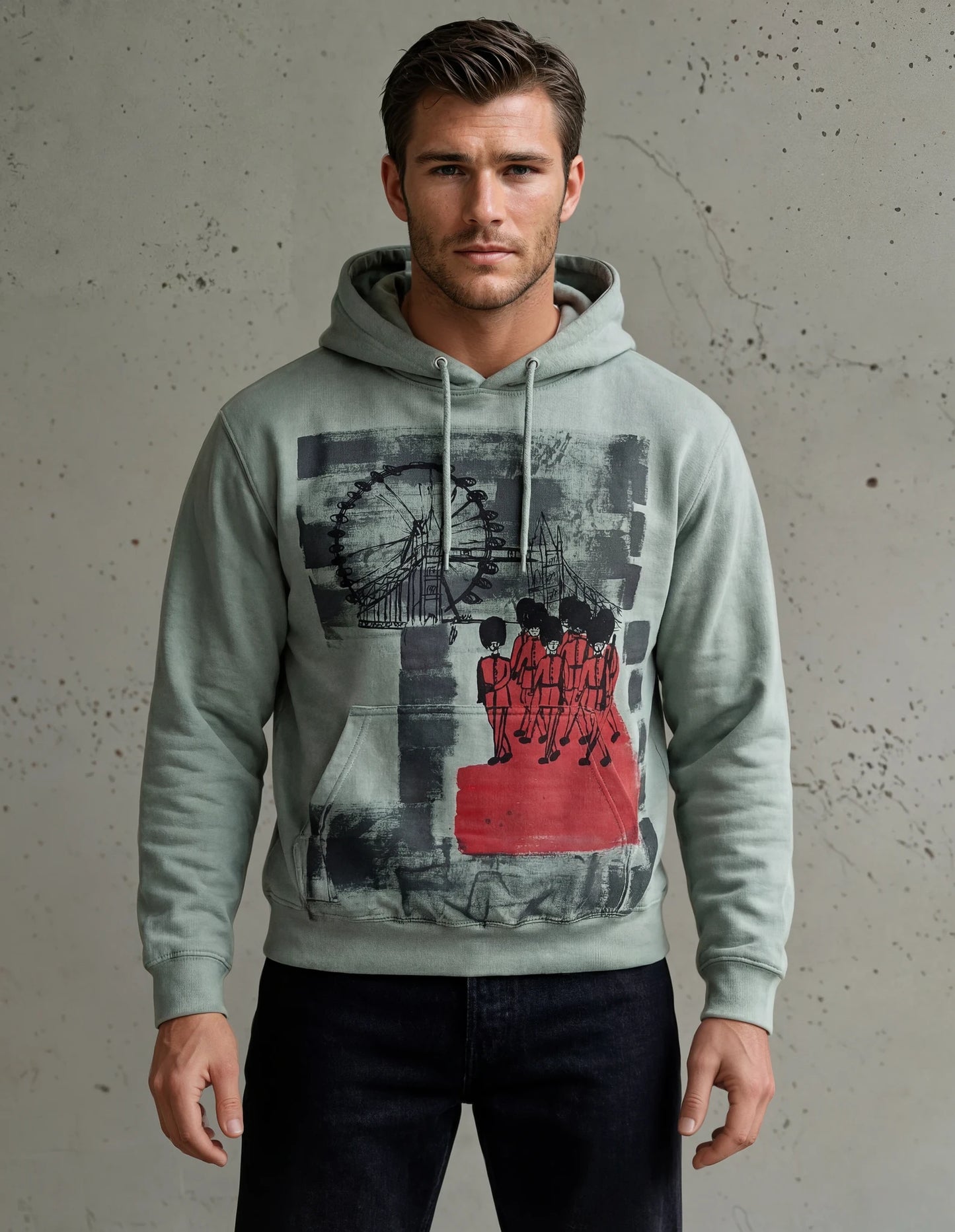 King's Guards London Eye Hoodie