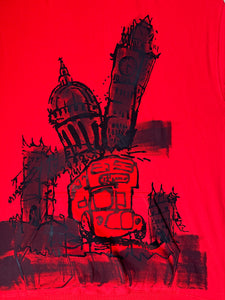 Red Bus,St Paul's and Tower Bridge Hoodie