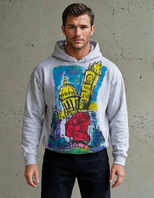 London by Bus,St Paul's Cathedral &Tower Bridge Hoodie